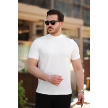 Demir Grup cc Erkek Yarım Balıkçı Yaka Kısa Kollu T-shirt