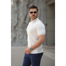 Demir Grup Erkek Hemşire Yaka Kısa Kollu Tişört