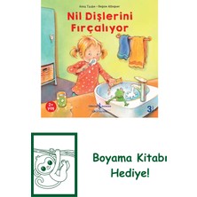 Nil Dişlerini Fırçalıyor + Boyama Kitabı