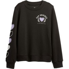 Gap V-Db Logo Crew Çocuk Sweatshirt - 721472