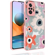 Xiaomi Redmi Note 10 Pro Kılıf Desenli Kamera Korumalı Parlak Ecrz Nora Kapak-No5