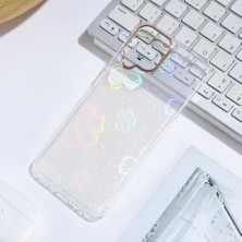Galaxy M32 Kılıf Ecrz Sidney Desenli Sert Kapak-Flower No3