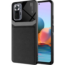 Xiaomi Redmi Note 10 Pro Kılıf ​ecrz Emiks Kapak-Siyah