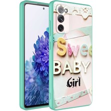 Galaxy S20 Fe Kılıf Kamera Korumalı Desenli Sert Silikon Ecrz Epoksi Kapak-No5