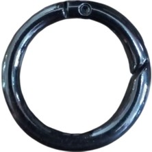 Çanta Halkası Yuvarlak 3 cm Siyah