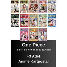 One Piece 1-2-3-4-5-6-7-8-9-10-11-12-13. Ciltler (13 Kitap) | Anime Kartpostallar