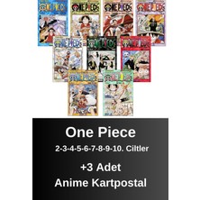 One Piece 2-3-4-5-6-7-8-9-10. Ciltler (9 Kitap) | Anime Kartpostallar