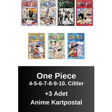 One Piece 4-5-6-7-8-9-10. Ciltler (7 Kitap) | Anime Kartpostallar