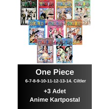 One Piece 6-7-8-9-10-11-12-13-14. Ciltler (9 Kitap) | Anime Kartpostallar