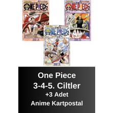 One Piece 3-4-5. Ciltler (3 Kitap) | Anime Kartpostallar