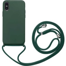 iPhone x Uyumlu Ecrz Ropi Kapak-Koyu Yeşil