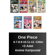 One Piece 6-7-8-9-10-11-12. Ciltler (7 Kitap) | Anime Kartpostallar