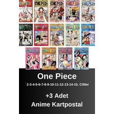One Piece 2-3-4-5-6-7-8-9-10-11-12-13-14-15. Ciltler (14 Kitap) | Anime Kartpostallar