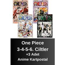 One Piece 3-4-5-6. Ciltler (4 Kitap) | Anime Kartpostallar