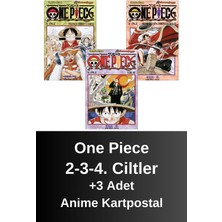 One Piece 2-3-4. Ciltler (3 Kitap) | Anime Kartpostallar