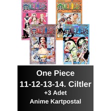 One Piece 11-12-13-14. Ciltler (4 Kitap) | Anime Kartpostallar