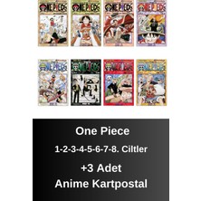 One Piece 1-2-3-4-5-6-7-8. Ciltler (8 Kitap) | Anime Kartpostallar