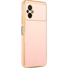 Xiaomi Poco M5 Kılıf Ecrz Bark Kapak-Rose Gold