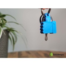 Byr Mini Flip Başparmak Anahtarlık T5613275 3D