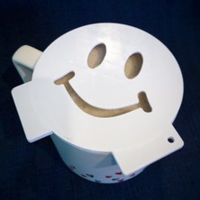 Byr Kahve Kalıbı , Kahve Şablonu Gülen Yüz Beyaz 2400553 3D