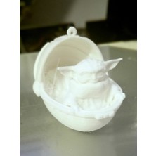 Byr Bebek Yoda (Grogu A.k.a. "çocuk") Noel Süsü T4037472 3D