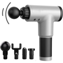 Buffer®  6 Farklı Seviyeli Titreşimli 4 Farklı Başlıklı Büyük Boy Masaj Tabancası