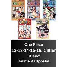 One Piece 12-13-14-15-16. Ciltler (5 Kitap) | Anime Kartpostallar