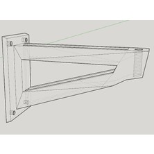 Byr Stevenson Meteoroloji Istasyonu Tutucusu (Plastik Aparattır!!!) 3D