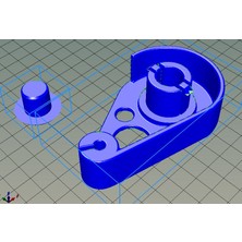 Byr 20 mm Yapışkan Bant Için Bir Tutkal Bandı (Plastik Aparattır!!!) 3D
