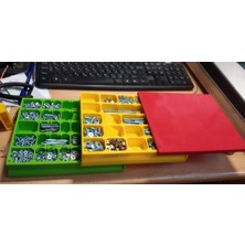 Byr Bağlantı Elemanları ve Küçük Eşyalar Için Organizatör (Plastik Aparattır!!!) 3D