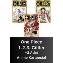 One Piece 1-2-3. Ciltler (3 Kitap) | Anime Kartpostallar