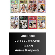 One Piece 2-3-4-5-6-7-8-9. Ciltler (8 Kitap) | Anime Kartpostallar