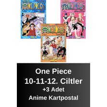 One Piece 10-11-12. Ciltler (3 Kitap) | Anime Kartpostallar
