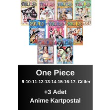 One Piece 9-10-11-12-13-14-15-16-17. Ciltler (9 Kitap) | Anime Kartpostallar