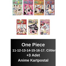 One Piece 11-12-13-14-15-16-17. Ciltler (7 Kitap) | Anime Kartpostallar