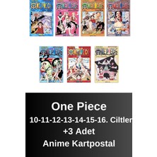 One Piece 10-11-12-13-14-15-16. Ciltler (7 Kitap) | Anime Kartpostallar