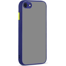iPhone Se 2020 Uyumlu Ecrz Hux Kapak-Lacivert