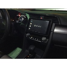 Byr 2016- Honda Civic (Navigasyon Olmayan Modeller) Tablet Montajı Için Radyo Düğmesi Kapağı T4088478 3D