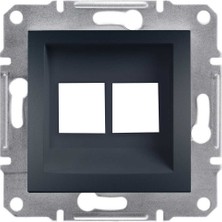 EPH4400171-02 - Schneider Electric  Asfora Antrasit Ikili Data Prizi Boş RJ45 Çerçevesiz