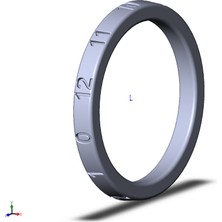 Byr Elektrikli Soba Sapında Ölçekli Nozul (Plastik Aparattır!!!) 3D