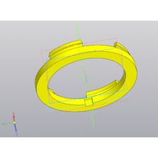Byr Yağ Basınç Göstergesi Için Vaz 2104-2107 Adaptörü (Plastik Aparattır!!!) 3D