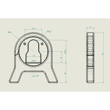 Byr Bir Çatlakla Uv Lambası Için Çatlak (Plastik Aparattır!!!) 3D