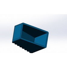 Byr Merdiven Ayağı Için Uç Kapağı (Plastik Aparattır!!!) 3D