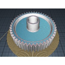 Byr Moulınex Hv2 Kıyma Makinesi Için Dişli MS032 (Plastik Aparattır!!!) 3D