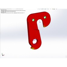 Byr Bisiklet "horoz" Vites Değiştirici Tutucusu (Plastik Aparattır!!!) 3D