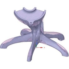 Byr Mikrometre Standı Mk 0-25 (Plastik Aparattır!!!) 3D