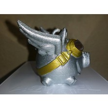 Byr Gözlük Takan Kanatlı Domuz (Plastik Aparattır!!!) 3D