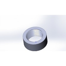 Byr Modelleme Için 3/4 Sıhhi Tesisat Dişleri (Plastik Aparattır!!!) 3D