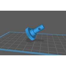 Byr Bir Baskı Taramasında Bir Motor Dişli Kutusunun Küçük Modüler Dişlisi. (Plastik Aparattır!!!) 3D