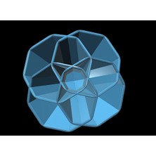 Byr Organizatör Gül (Plastik Aparattır!!!) 3D